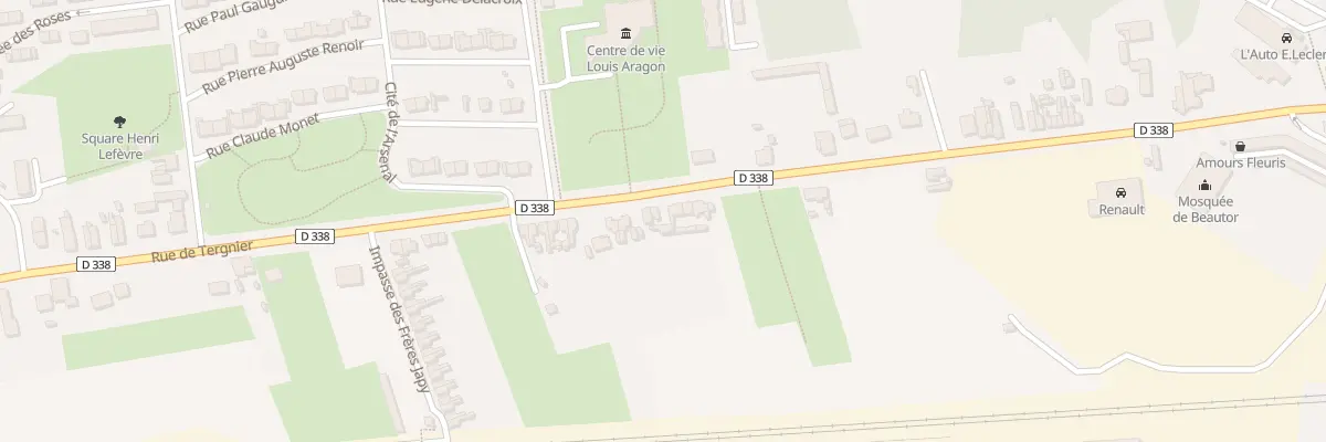 Plan du 65 Rue de Tergnier à Beautor