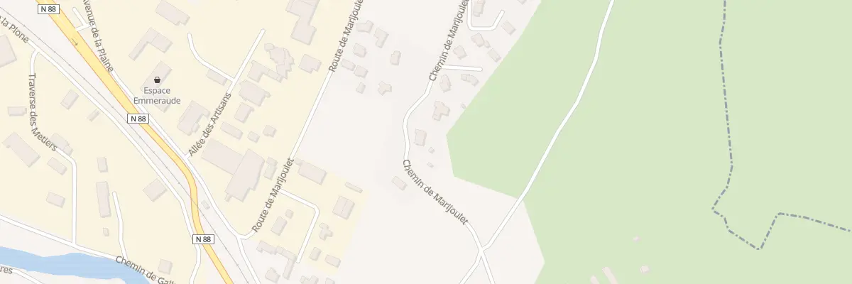 Plan du 35 Che de Marijoulet à Chanac