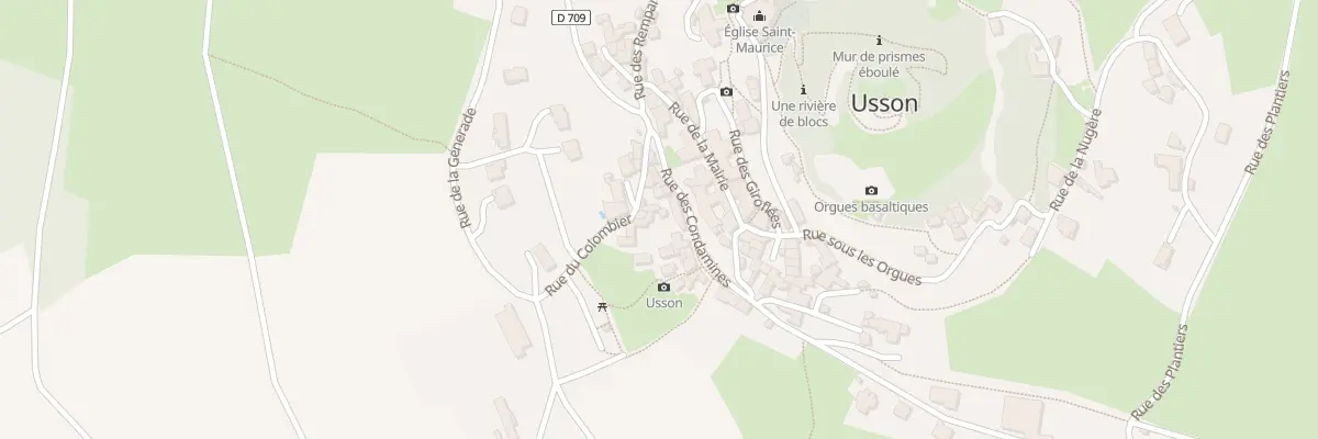 Plan du 3 Rue du Colombier à Usson