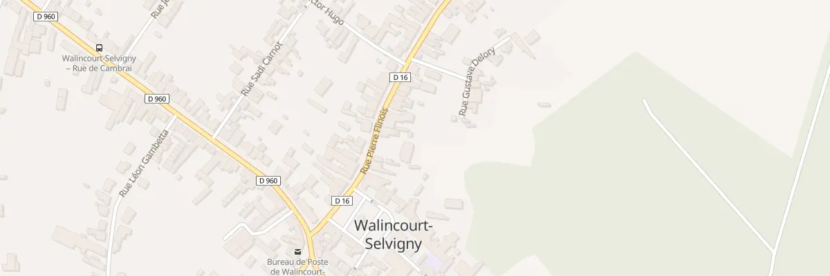 Plan du 12 Rue Pierre Flinois à Walincourt-Selvigny