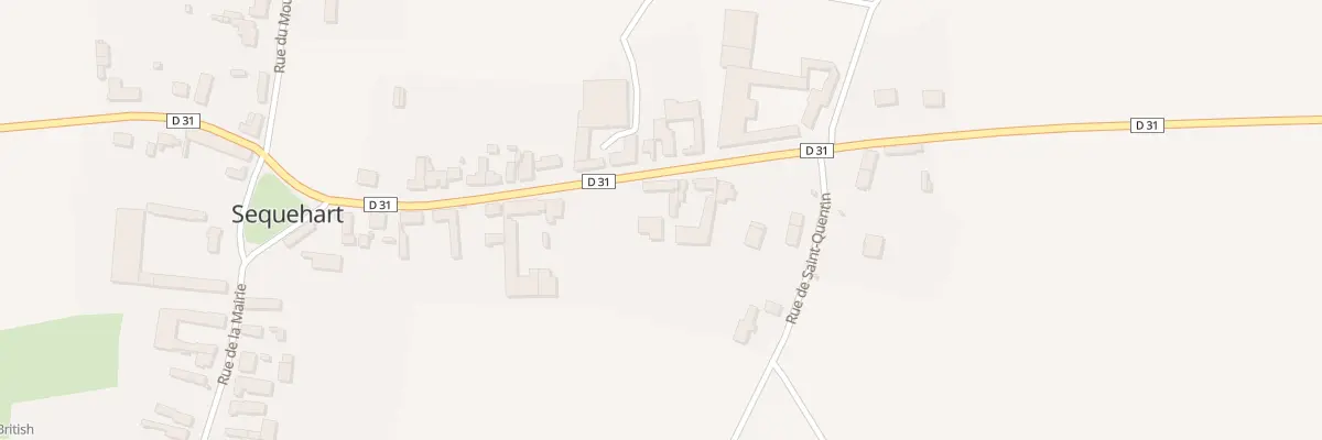 Plan du 177 Rue de la Poste à Sequehart