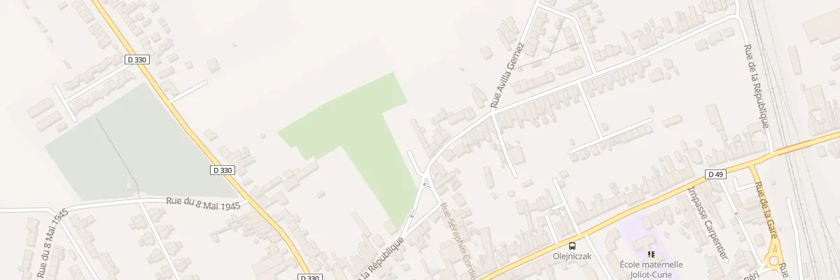 Plan du 44 Rue de la République à Rœulx