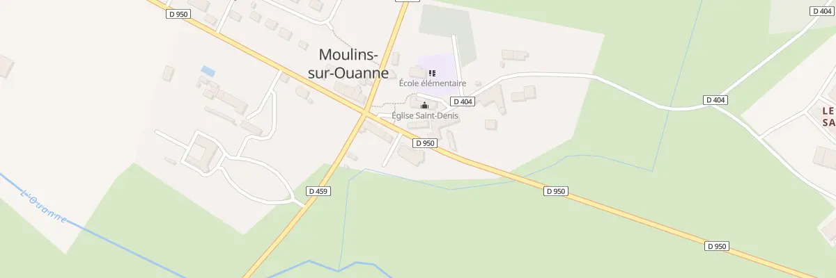 Plan du 1 L’Eglise à Moulins-sur-Ouanne