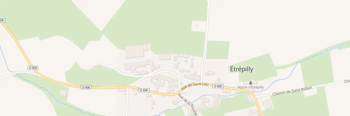 Plan du 1B Rue de la Cour du Chateau à Étrépilly