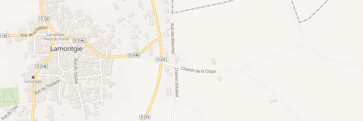 Plan du 4 Rue des Blanches à Lamontgie