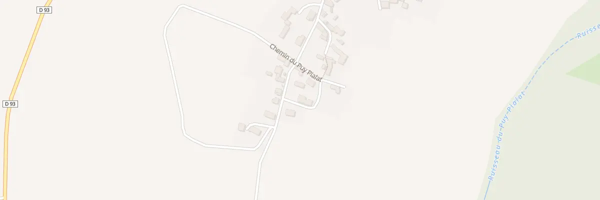 Plan du 1 Rue des Varennes les Pioliers à Villeneuve-les-Cerfs