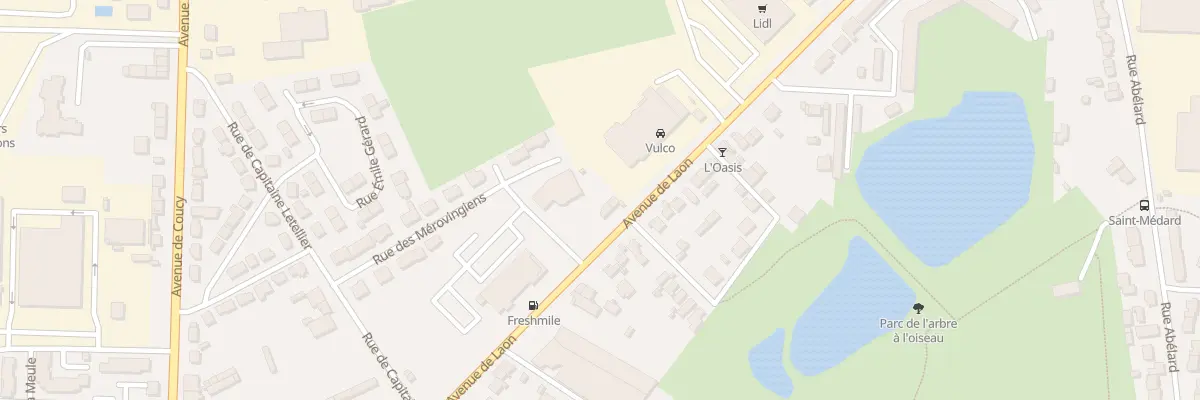 Plan du 29 Av de Laon à Soissons