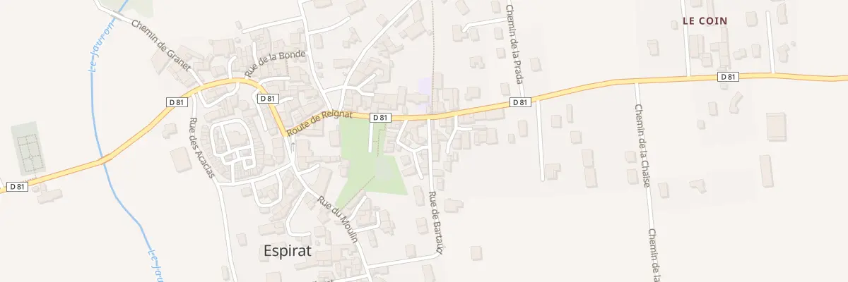 Plan du 6 Rue de Bartaud à Espirat