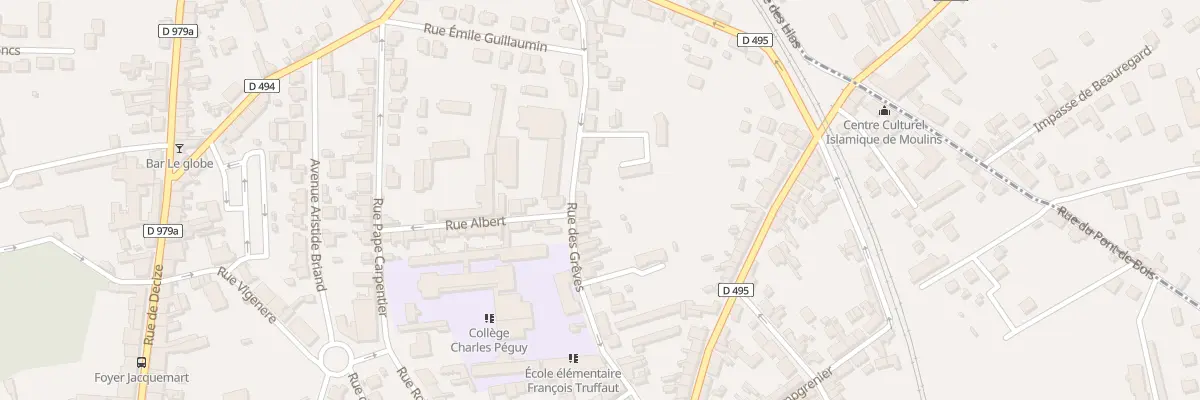 Plan du 40 Rue des Greves à Moulins