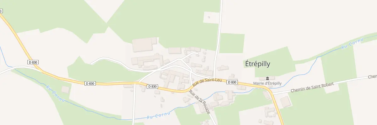 Plan du 7 Rue de la Cour du Chateau à Étrépilly