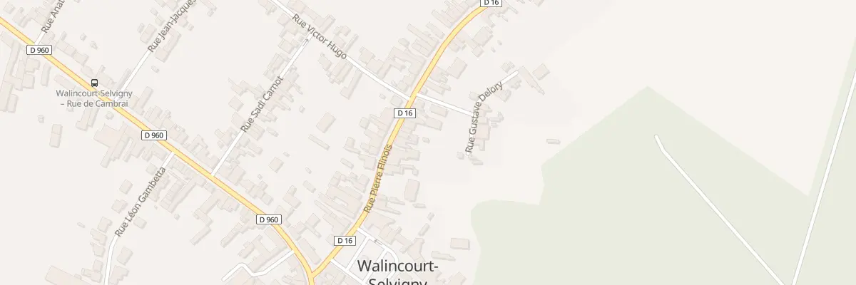 Plan du 20 Rue Pierre Flinois à Walincourt-Selvigny