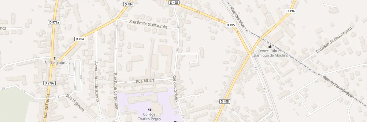 Plan du 46 Rue des Greves à Moulins