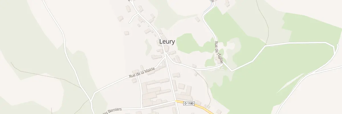 Plan du 1 Rue de l’Eglise à Leury