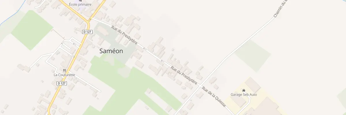 Plan du 235 Rue du Presbytere à Saméon