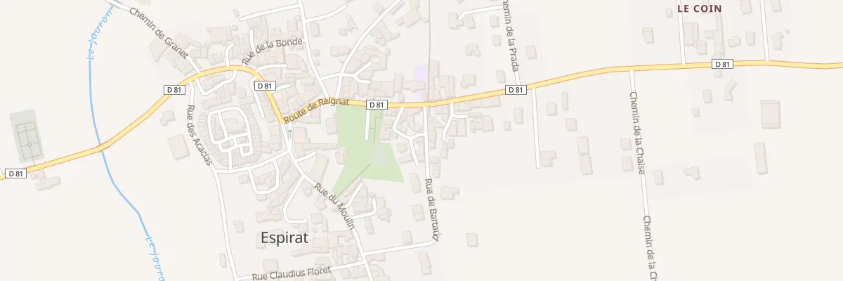 Plan du 3 Rue du Puits à Espirat