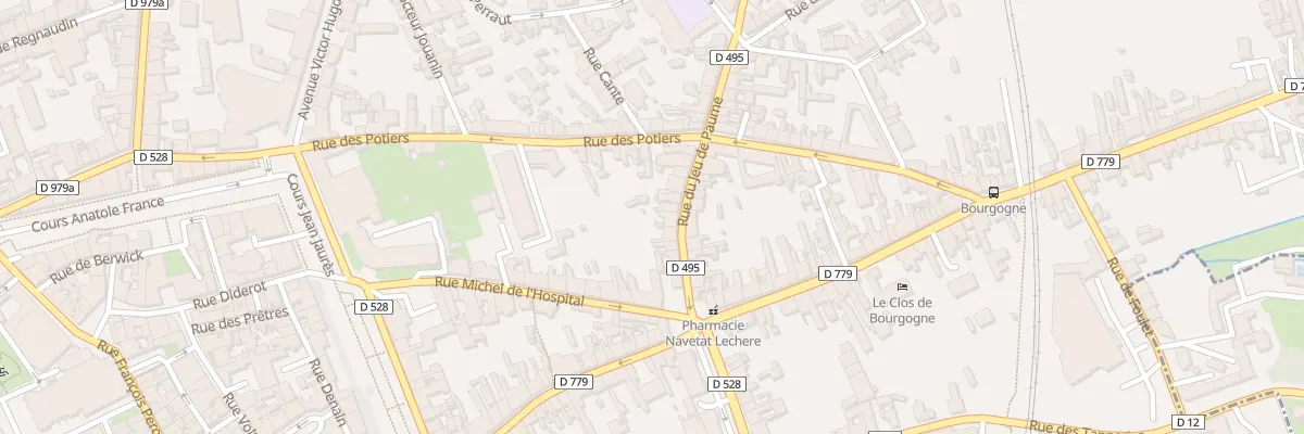 Plan du 11 Rue du Jeu de Paume à Moulins
