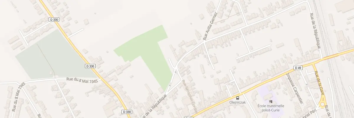 Plan du 38 Rue de la République à Rœulx