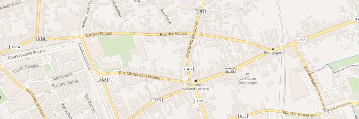 Plan du 9 Rue du Jeu de Paume à Moulins