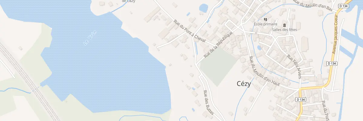 Plan du 17 Rue des Buttes à Cézy