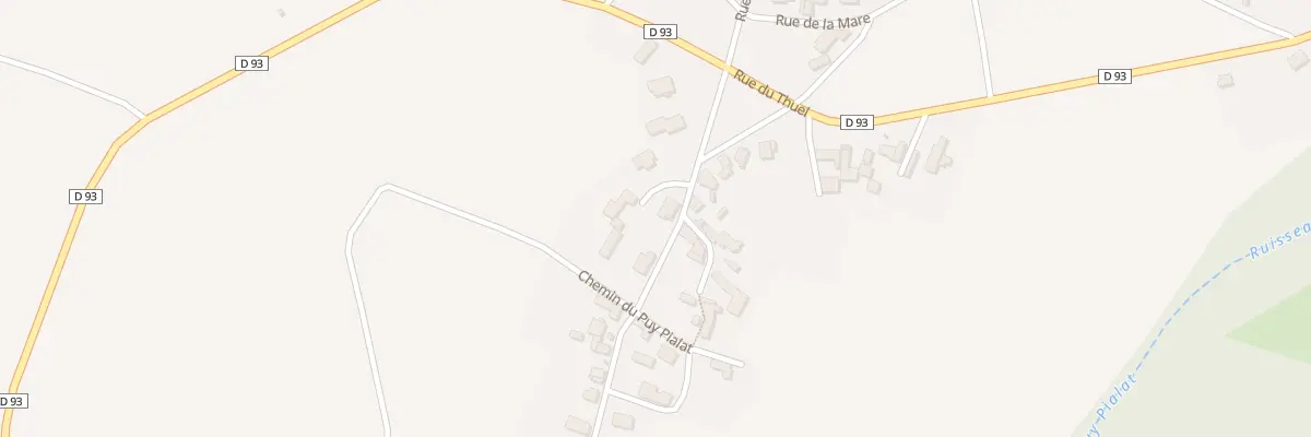 Plan du 9 Rue des Vignots les Pioliers à Villeneuve-les-Cerfs