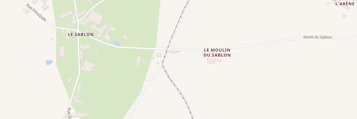 Plan du 66 Moulin du Sablon à Sementron