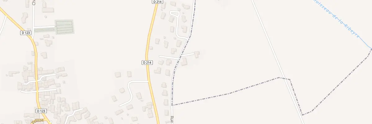 Plan du 12 Rue des Blanches Feroussat à Bansat