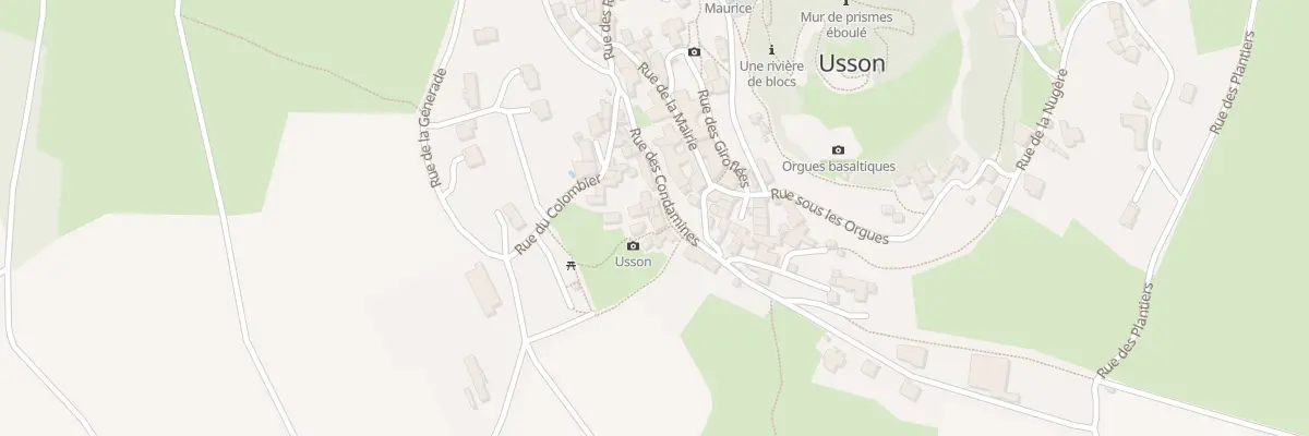 Plan du 5007 Usson à Usson