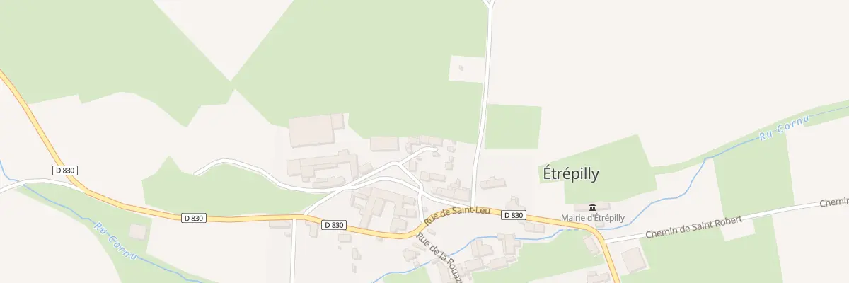 Plan du 3 Rue de la Cour du Chateau à Étrépilly
