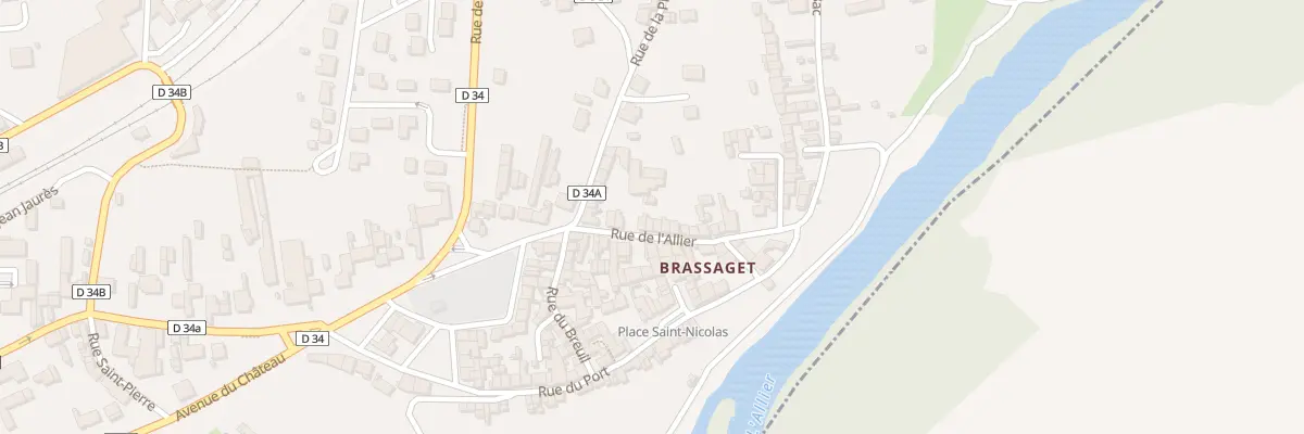 Plan du 9 Rue de l’Allier à Brassac-les-Mines