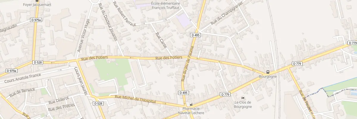 Plan du 23 Rue du Jeu de Paume à Moulins