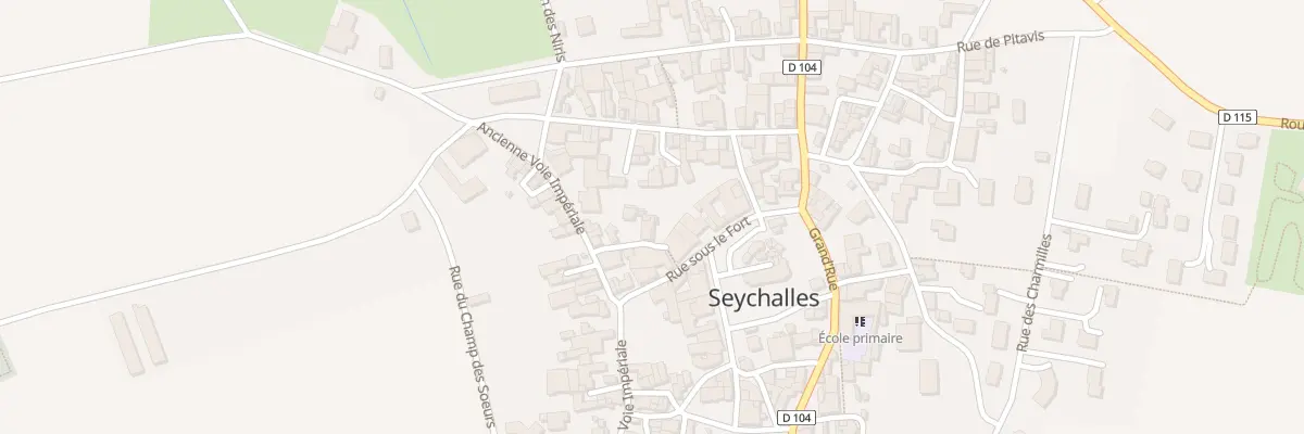 Plan du 4 Rue de la Forge à Seychalles