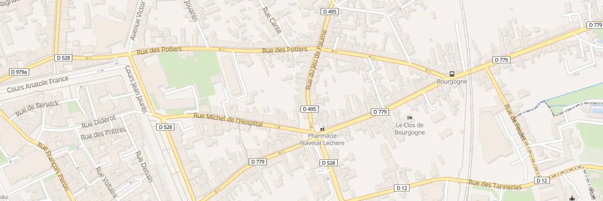 Plan du 7 Rue du Jeu de Paume à Moulins