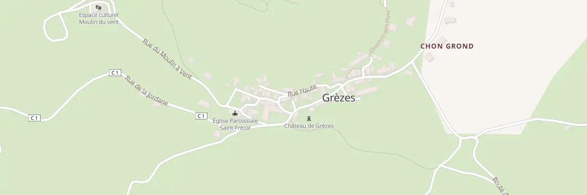 Plan du 5015 Grezes à Grèzes