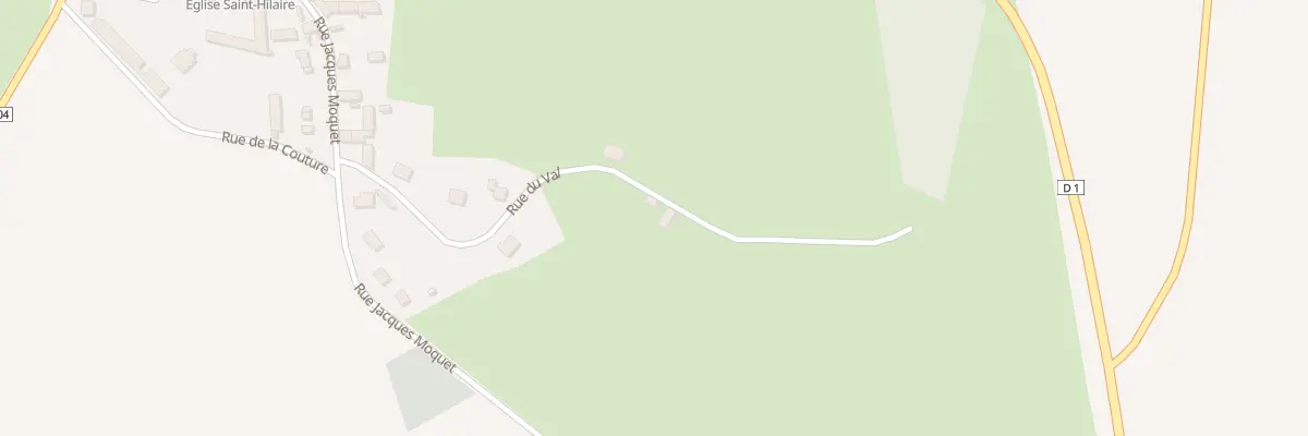 Plan du 8 Rue du Val à Villemontoire