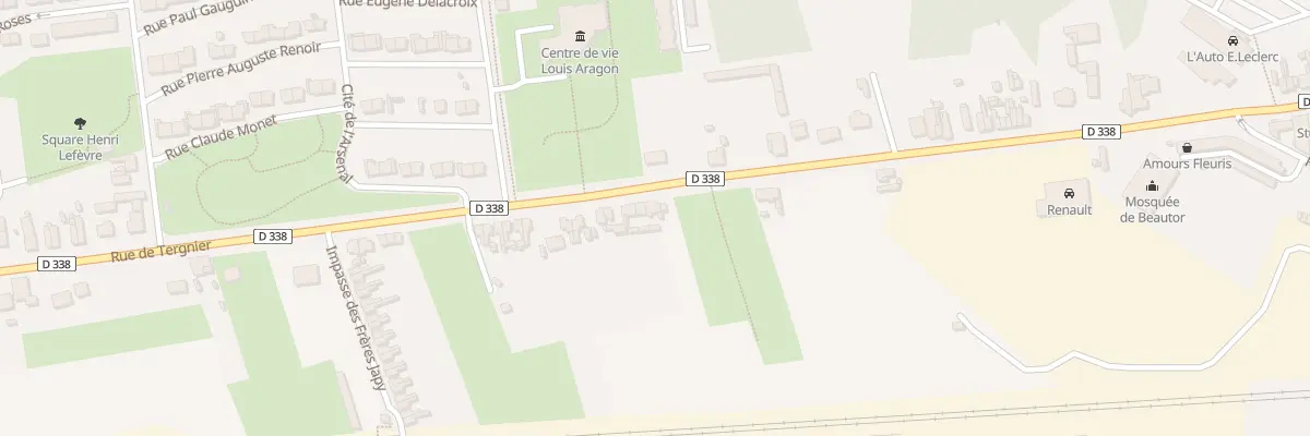 Plan du 59 Rue de Tergnier à Beautor