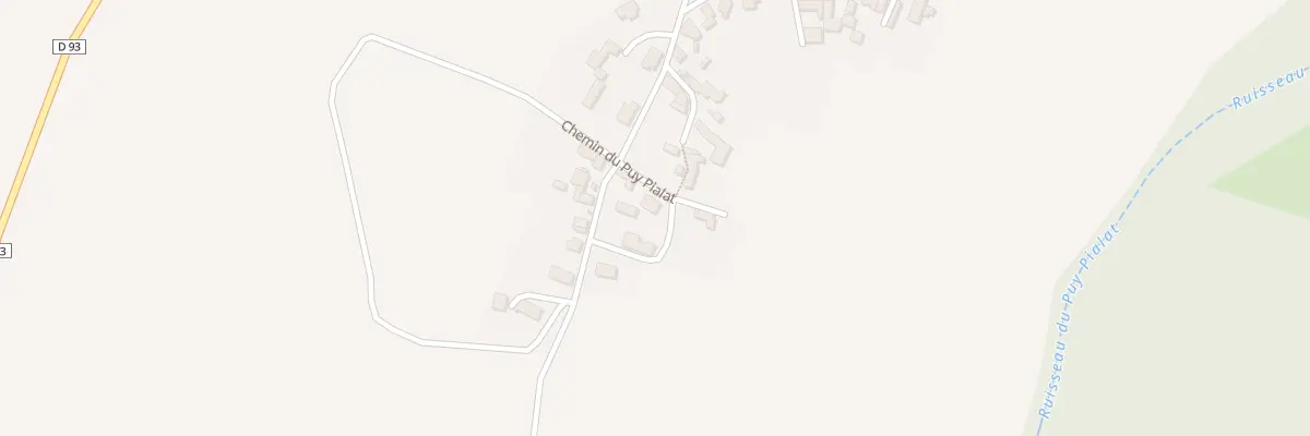 Plan du 3 Rue des Varennes les Pioliers à Villeneuve-les-Cerfs