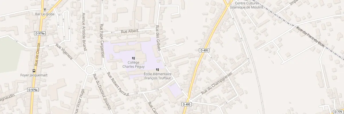 Plan du 22 Rue des Greves à Moulins