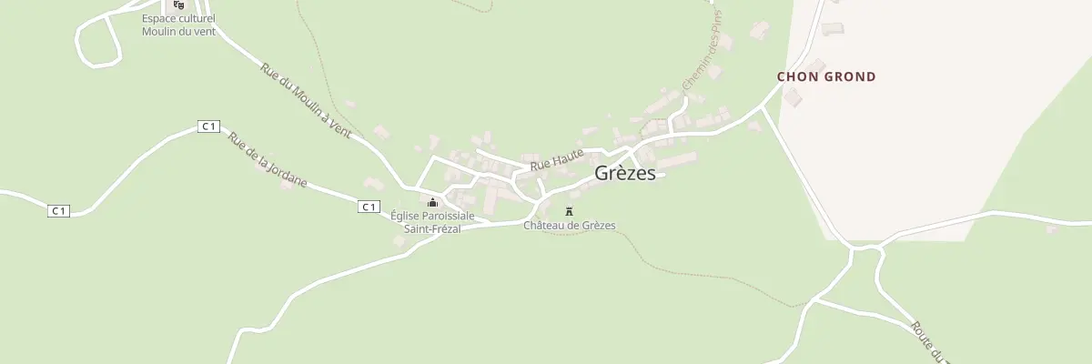 Plan du 5016 Grezes à Grèzes
