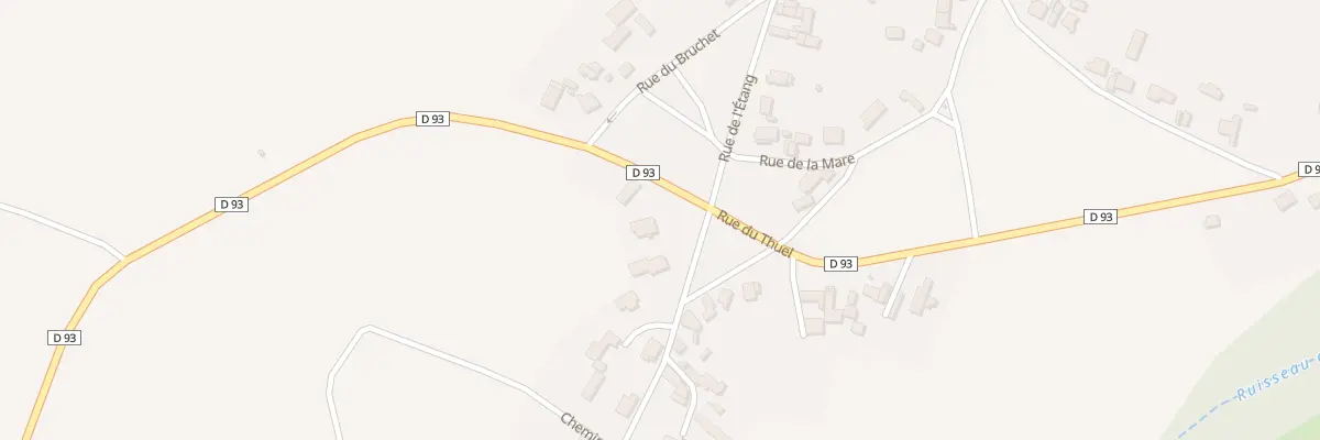 Plan du 1 Rue des Vignots les Pioliers à Villeneuve-les-Cerfs
