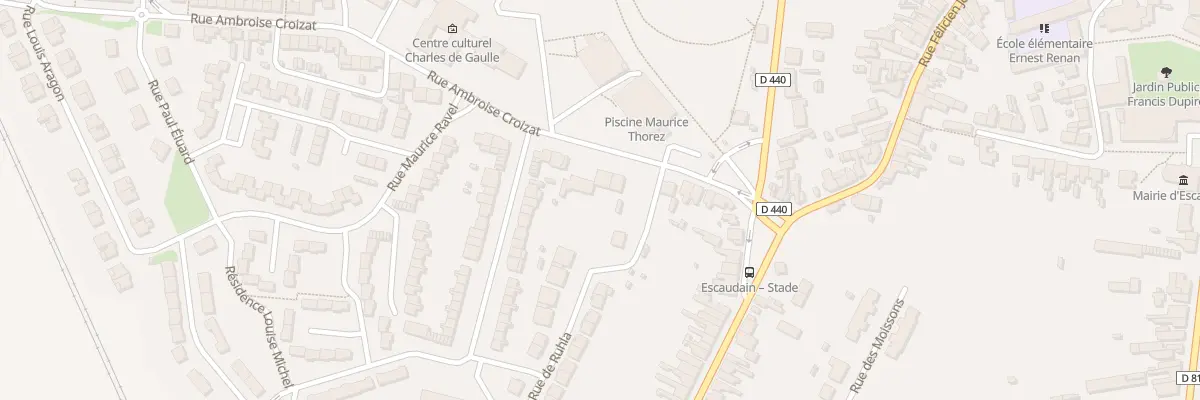 Plan du 85 Rue Ambroise Croizat à Escaudain