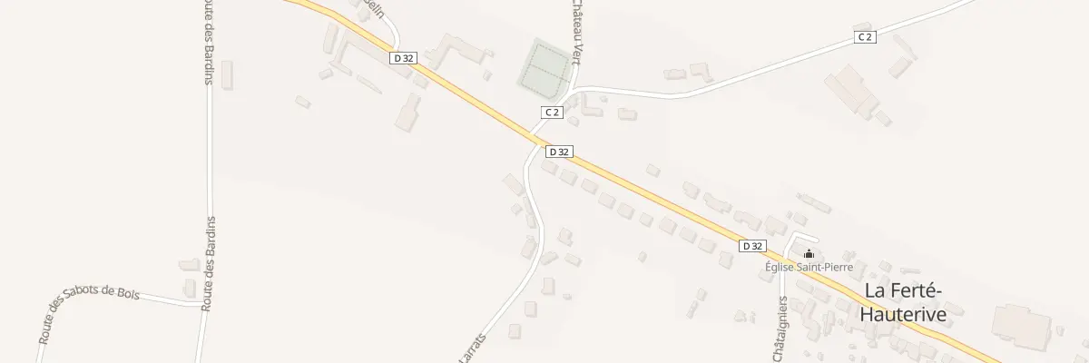 Plan du 23 Rue du Clos de la Vermilliere à La Ferté-Hauterive