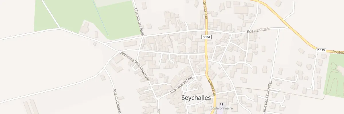 Plan du 1 Imp de l’Hetre à Seychalles