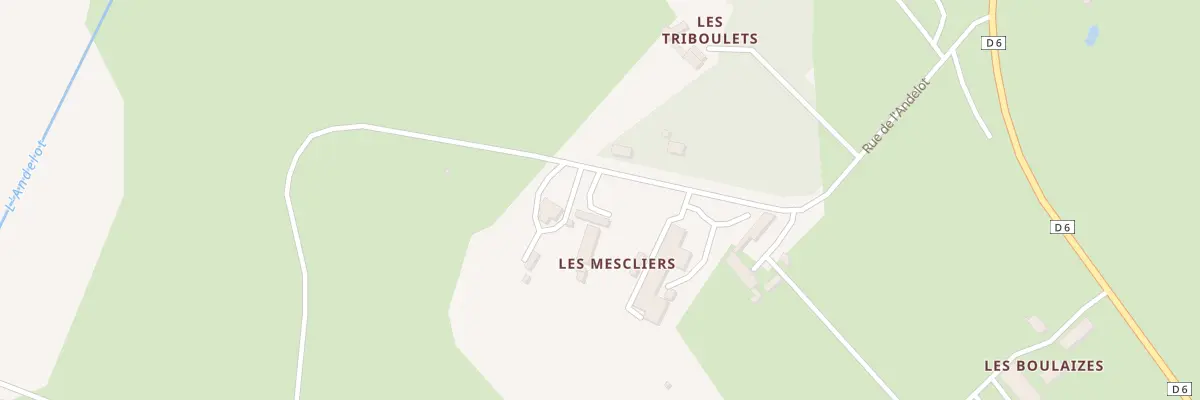 Plan du 7 Rue de l’Andelot à Saint-Didier-la-Forêt