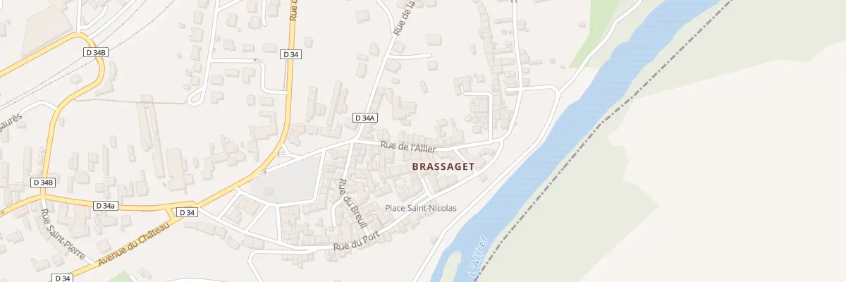 Plan du 15 Rue de l’Allier à Brassac-les-Mines