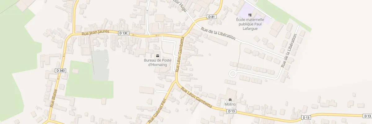 Plan du 19 Rue Leon Gambetta à Hornaing