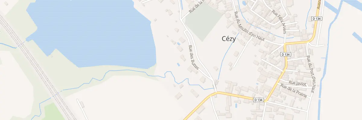 Plan du 3 Rue des Buttes à Cézy