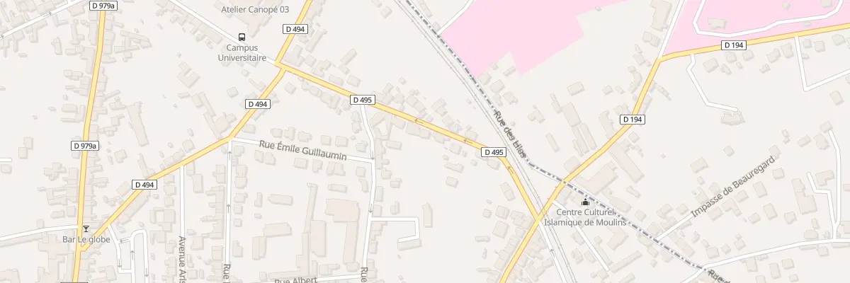 Plan du 51 Rue des Geais à Moulins
