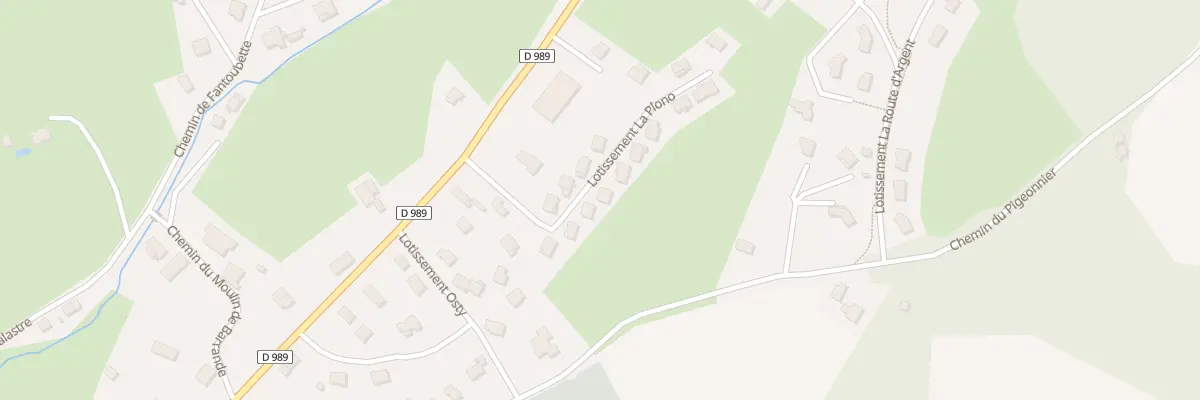 Plan du 6213 Lot La Plone au Malzieu-Ville