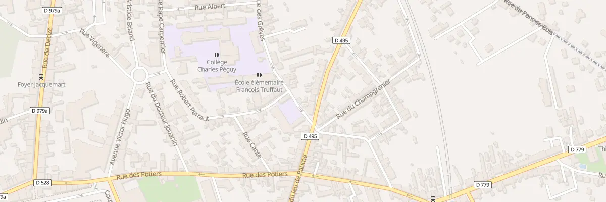 Plan du 6 Rue des Greves à Moulins