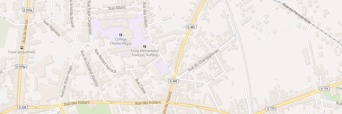 Plan du 51 Rue du Jeu de Paume à Moulins